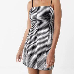 Urban Outfitters Checkered Mini Slip Dress